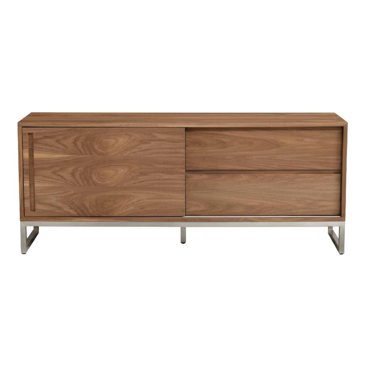 Annex Walnut 2 Drawer TV Stand