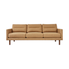 Miller Caledon Amber Sofa w/ Walnut Base