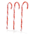 Red Candy Cane Stake Lights