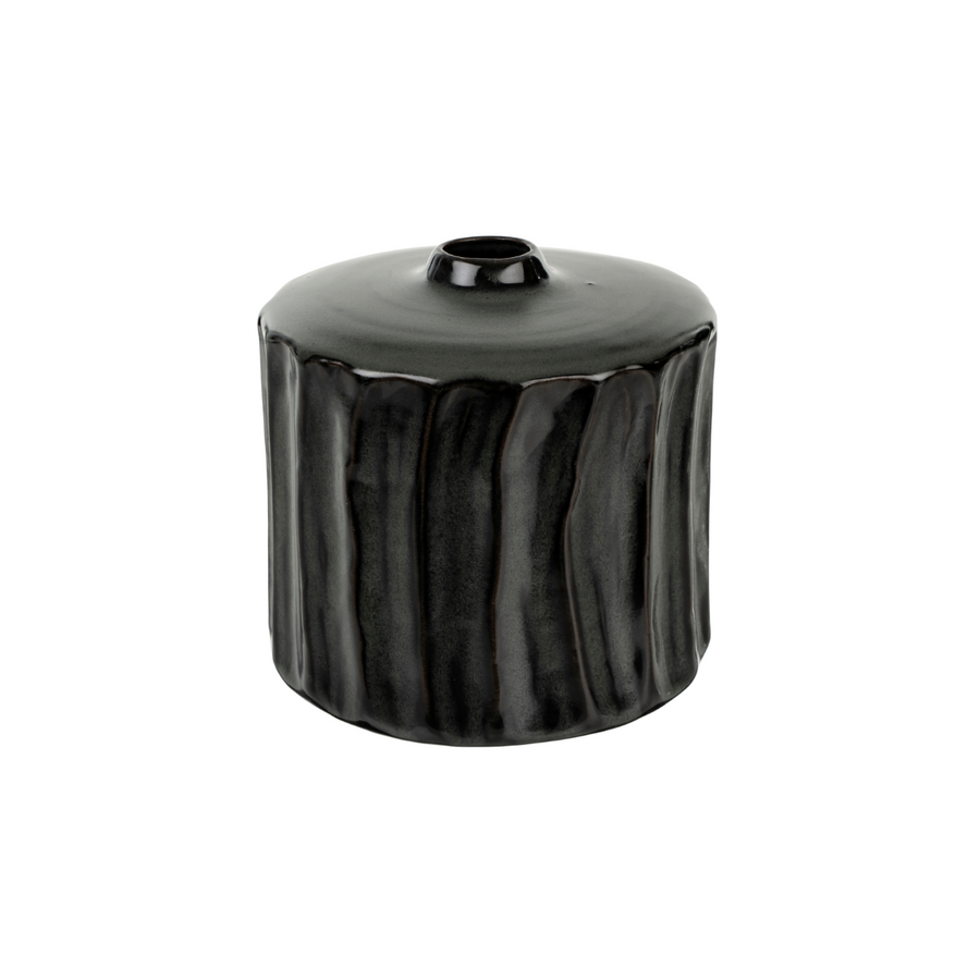 Conifer Black Small Vase