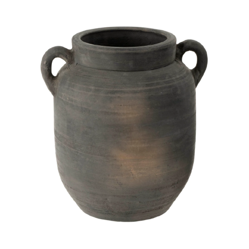 Small Provenance Burnt Terracotta Vase