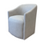 Accent Chair Curved Grey w/Wheels