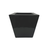 Planter - Pot Large Square Shiny Black