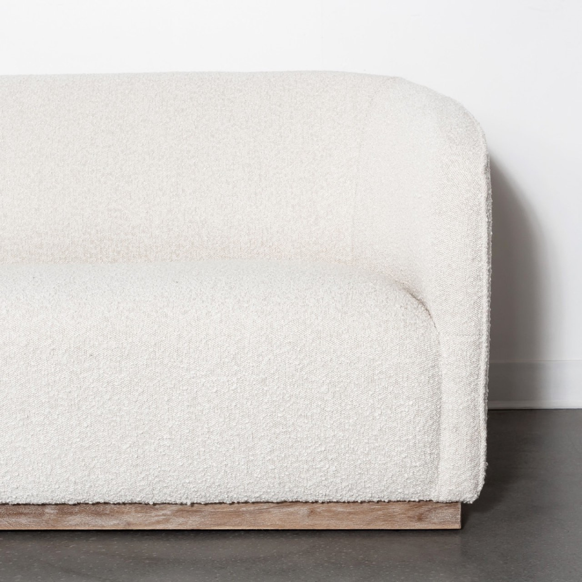 Cream Boucle Evita Sofa