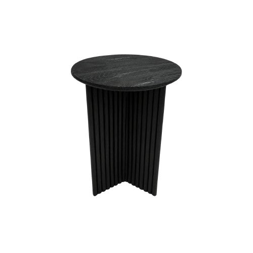 Side Table Black Stain Wood