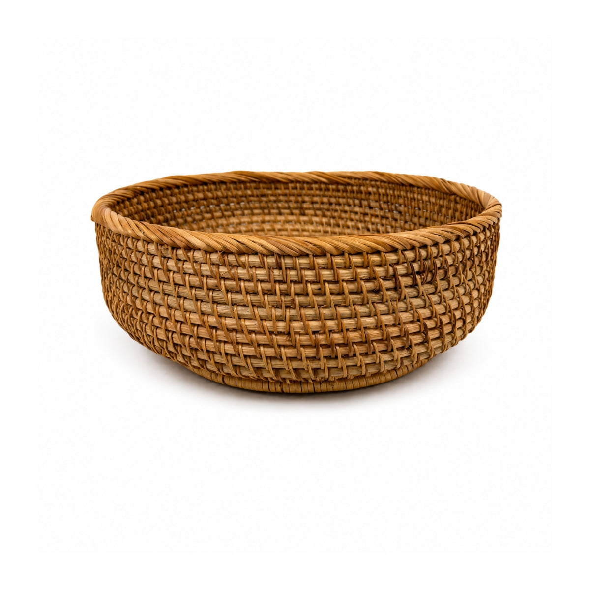 Woven Honey Brown Basket Large
