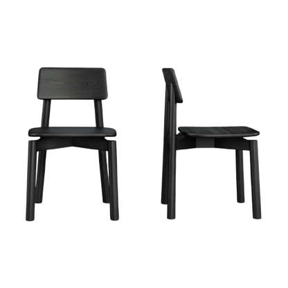 Dining Chair -  Ridley Black Chair Gus Modern