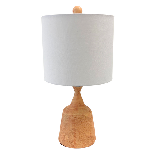 Rustic Wooden Table Lamp