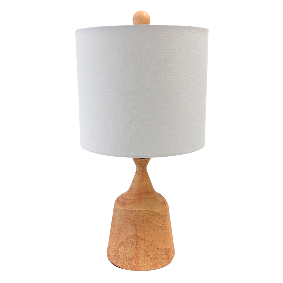 Rustic Wooden Table Lamp
