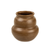 Ceramic Brown Boule Small Vase