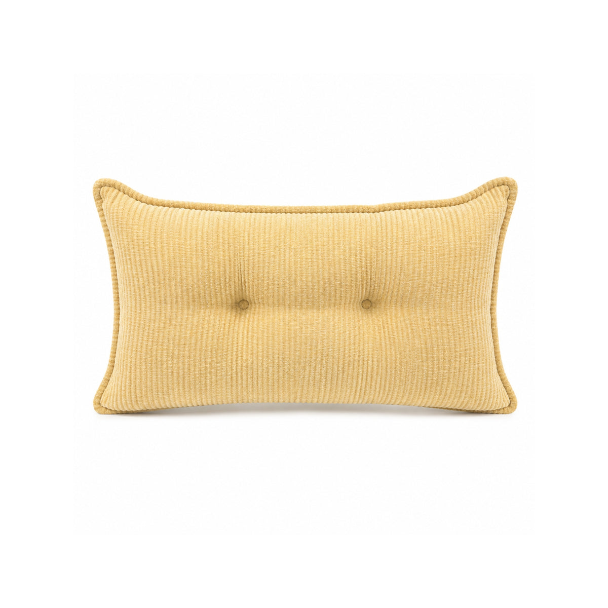 10x18 Butter Yellow Corduroy Pillow