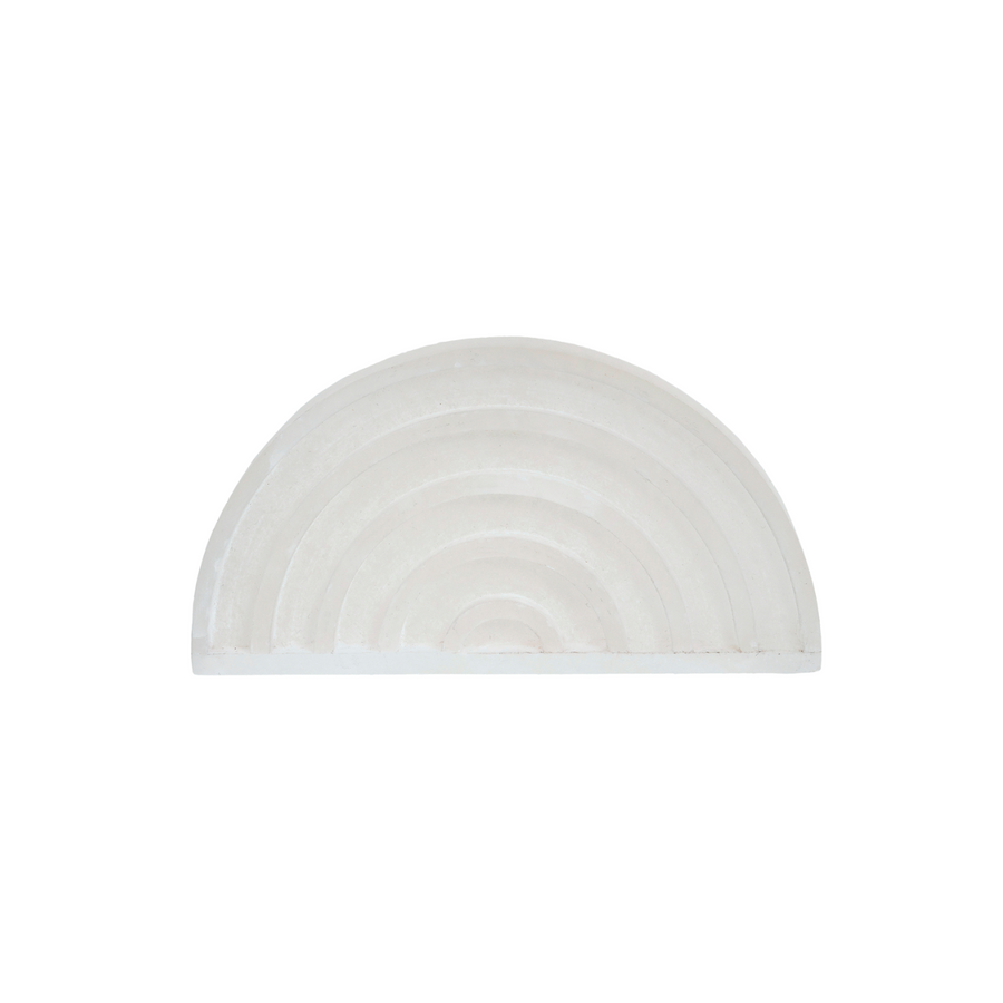 Arch White Alabaster Stone Sculpture