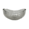 Oval Cut Glass Bowl