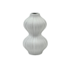 Grey Curved Small Vase