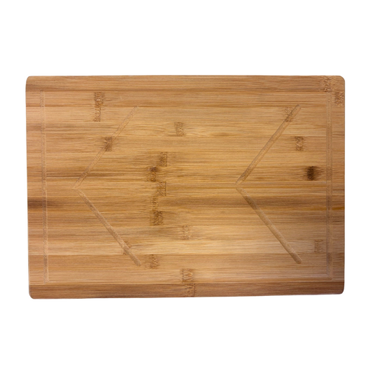 Rectangular Geometric Wood Cutting Board