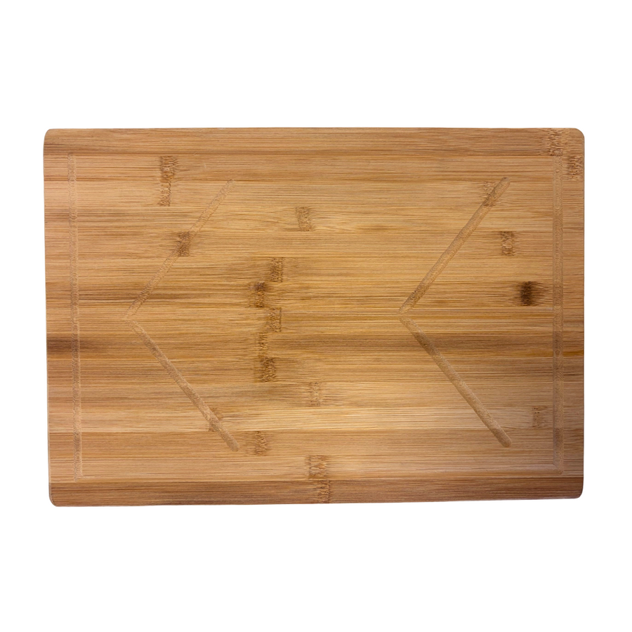 Rectangular Geometric Wood Cutting Board