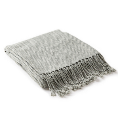 Sage Green Herringbone Turner
