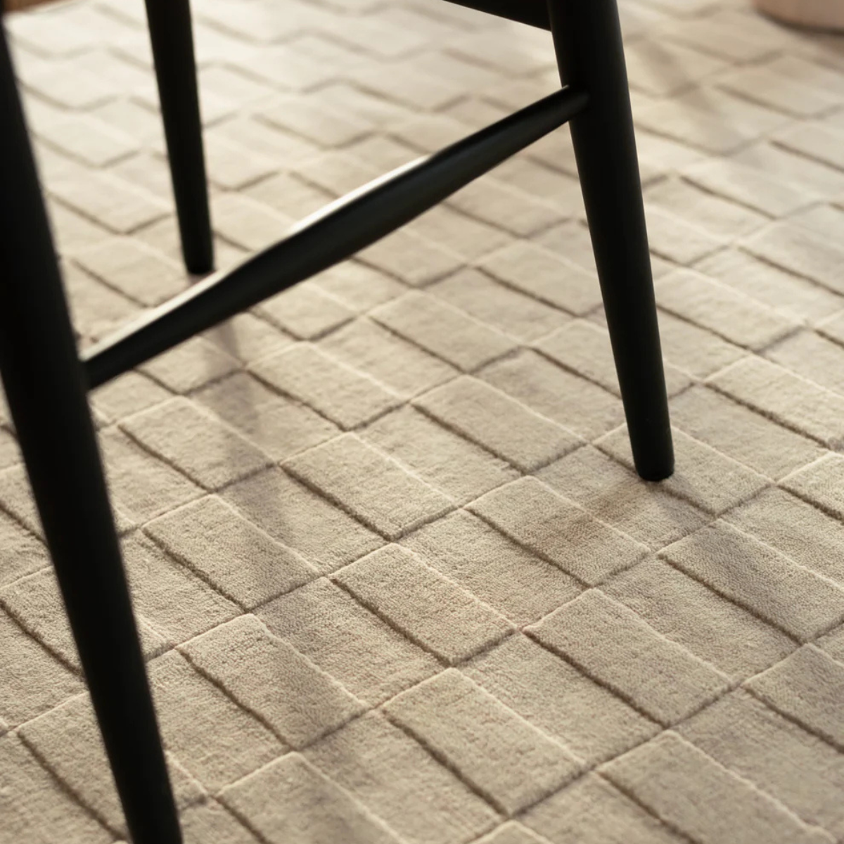 8' x 10' - Hand-Woven Tile Fossil Rug