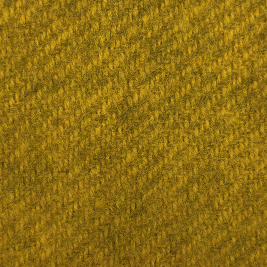 Gotland Golden Yellow Throw With Fringe