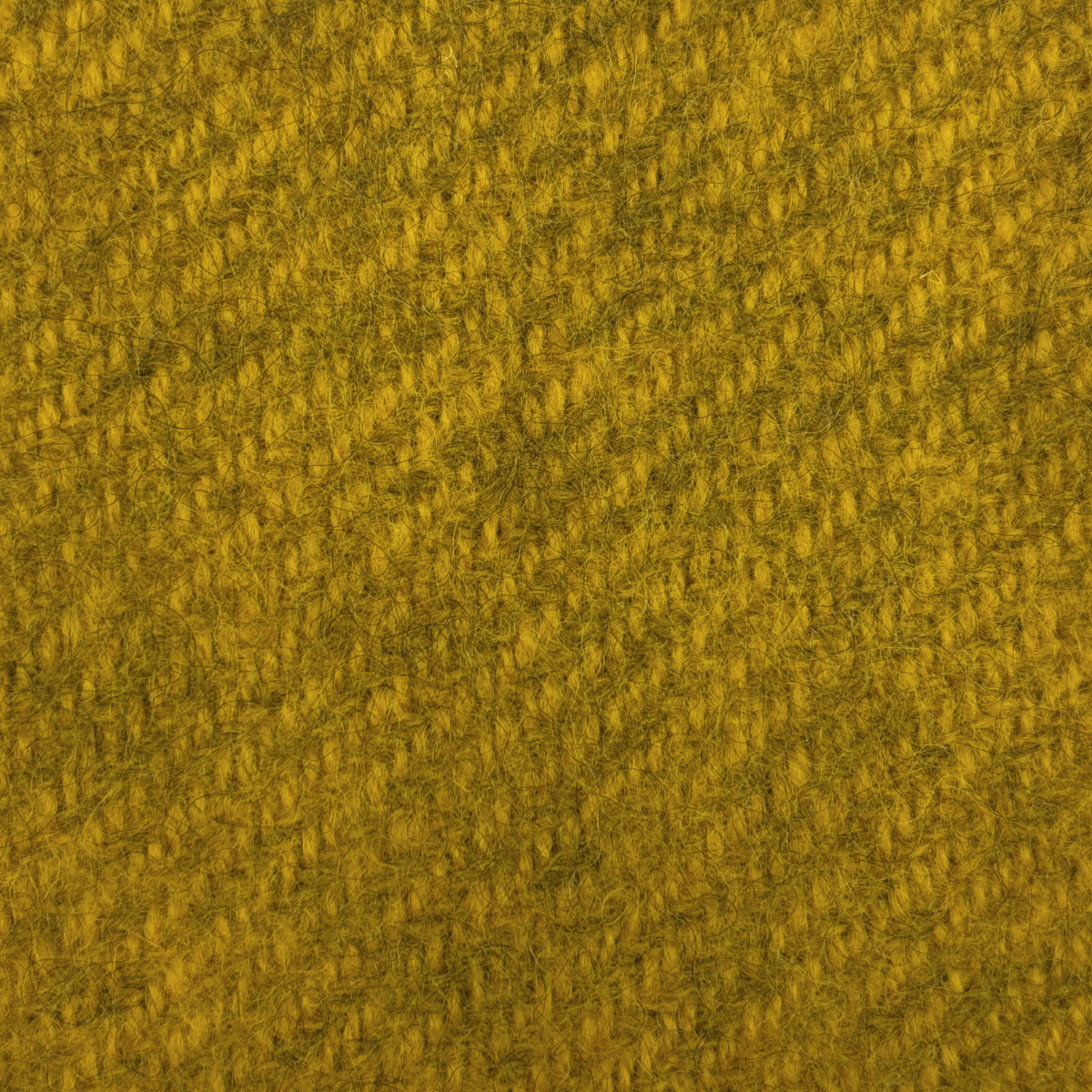 Gotland Golden Yellow Throw With Fringe