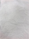 Duvet Set - King White on White Paisley Pattern