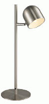 Table Lamp - Stainless Steel Single Light Adjustable