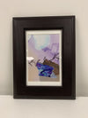 Art - Purple Collage Dark Wood Frame - Small - CLEARED 6" X 8"