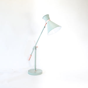 Table Lamp - Teal & Copper