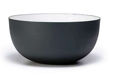 Bowl - Large Matte Grey w/ White Interior