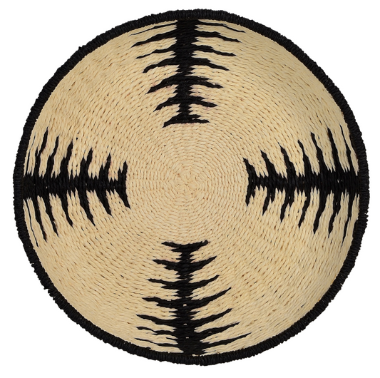 Art - Tamasa Medium Seagrass Basket Cream & Black