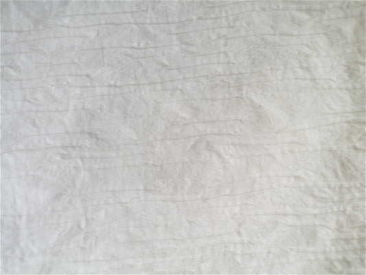 Duvet Set - King White w/ Embossed Coral