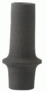 Short Grey Textured Ceramic w/ Bump