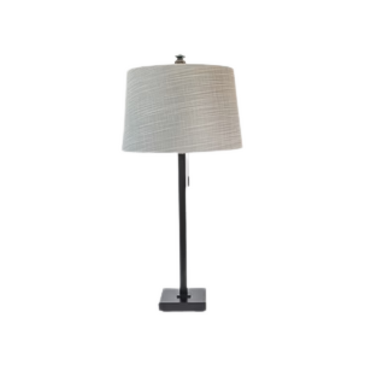 Table Lamp - Black Square Base