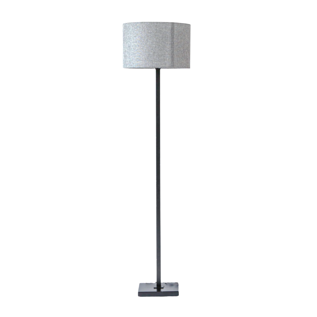 Floor Lamp - Black Square Base