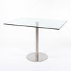Rectangle Glass w/ Silver Pedestal - 30x42"