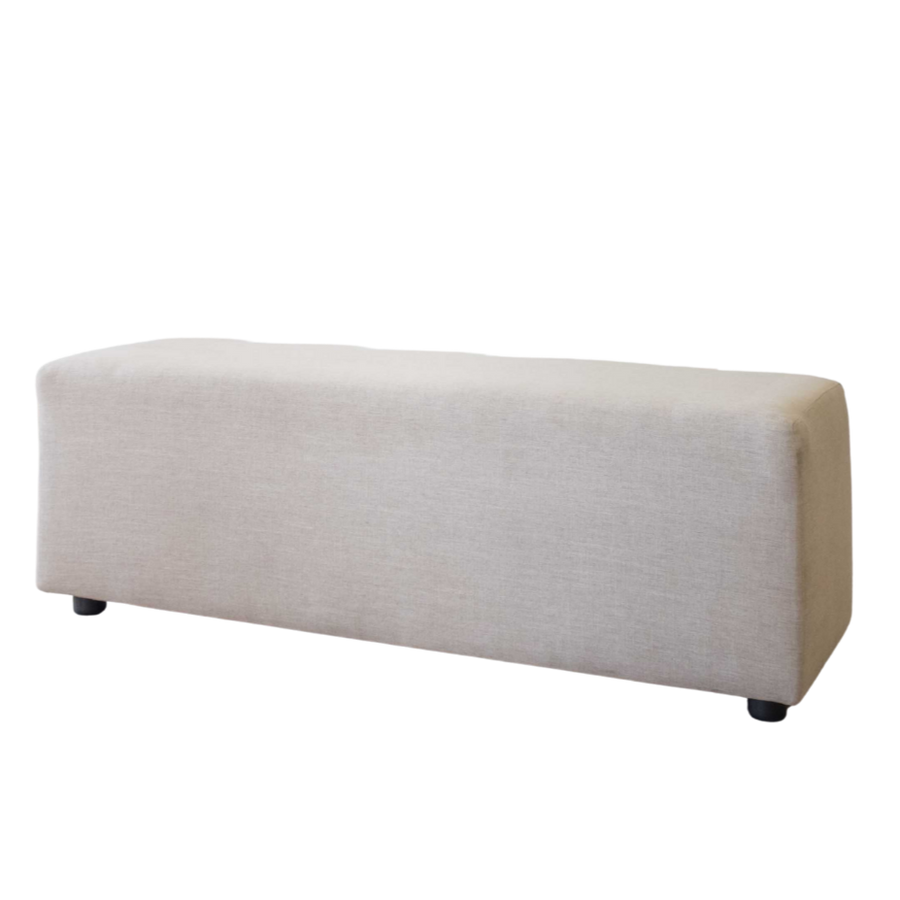 Bench - Cream Fabric - 19x53