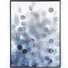 Art - Blue Dots Abstract Medium 24" X 32" CLEARED
