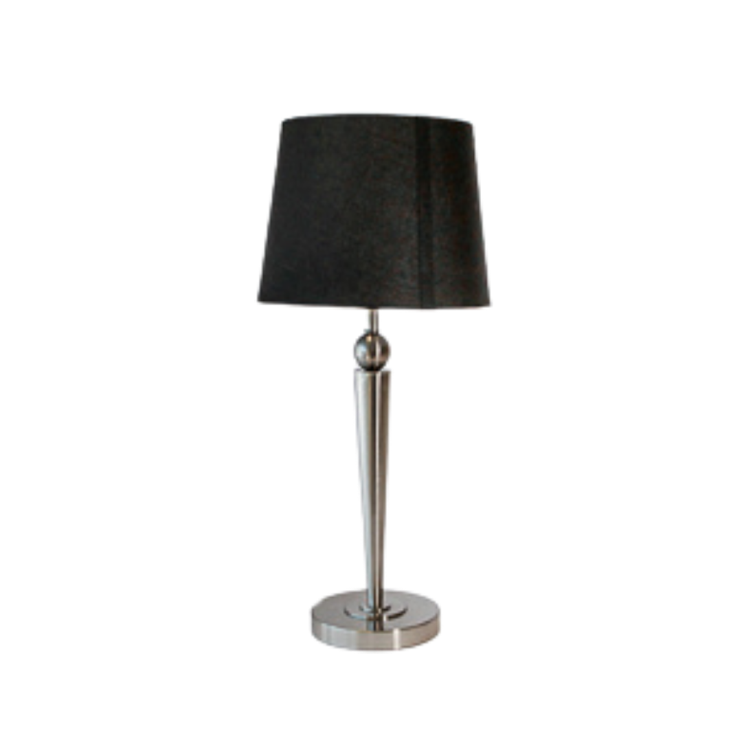 Table Lamp - Cone & Ball Brushed Chrome