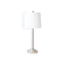 Table Lamp - Column Tapered Brushed Chrome