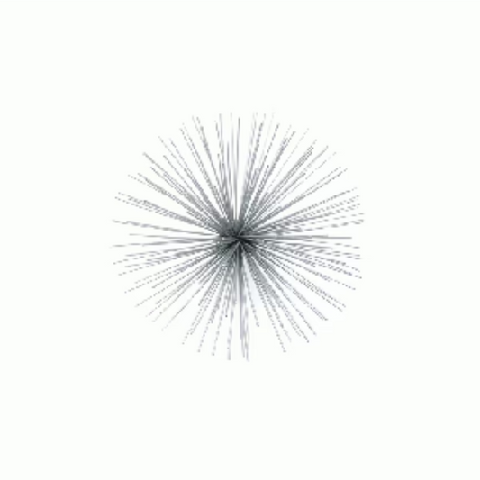 Wall Art - Spike Pod Large Silver