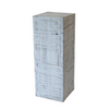 End Table - Pedestal - Box Crate 15x39 White Wash