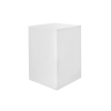 End Table - Pedestal - Small Fiberglass White