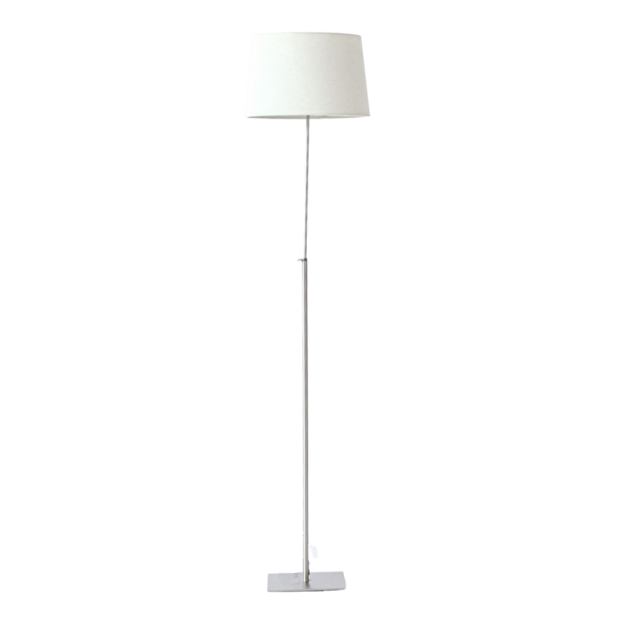 Floor Lamp - Chrome Simple Square Base