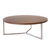 Coffee Table - Round Low Hawthorne Walnut