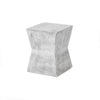 End Table - Slab Cement Hourglass Grey