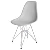 Office Chair - Eiffel Grey Chrome Legs