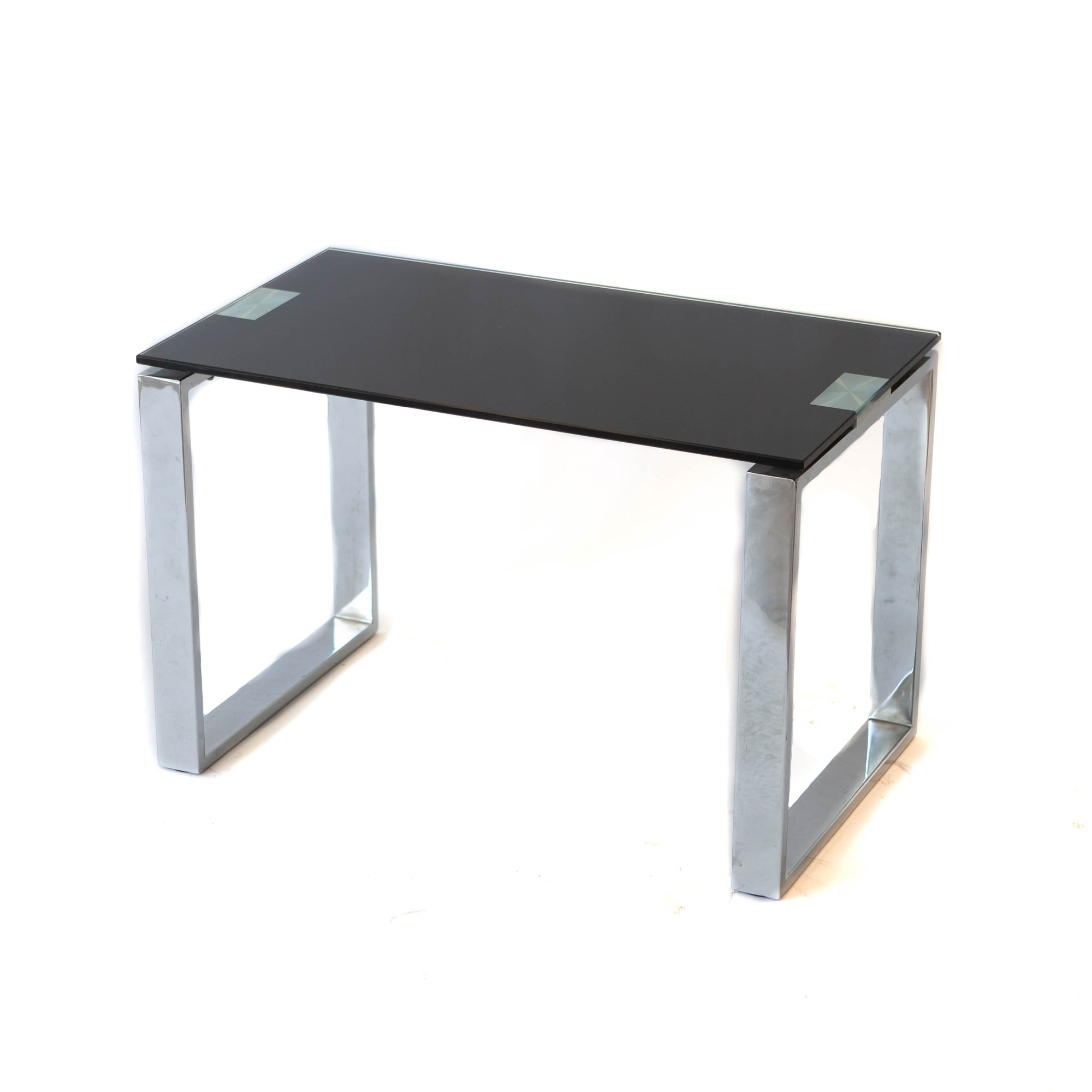 End Table - Kona Black Glass