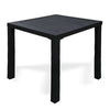 Outdoor Bistro Table - Square Black Iron