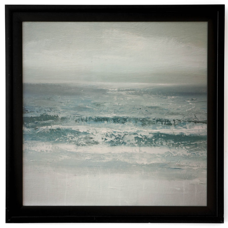 Art - Waves Blue Green Medium 30" X 30" CLEARED