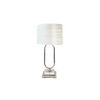 Table Lamp - Brushed Metal Oval